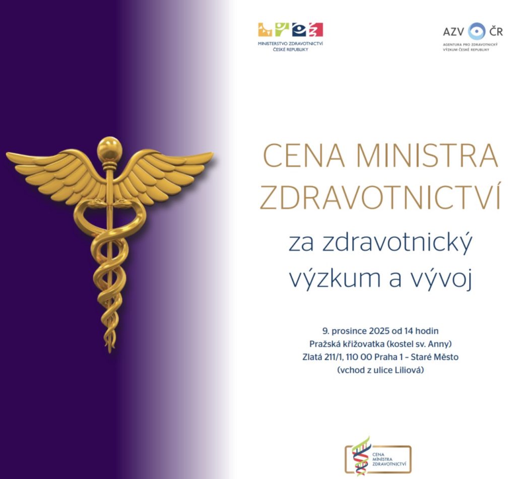 Dvě ceny ministra zdravotnictví za výzkum a vývoj zamířily do VFN!