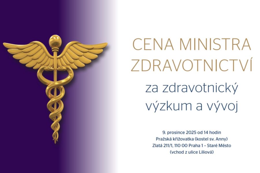 Dvě ceny ministra zdravotnictví za výzkum a vývoj zamířily do VFN!