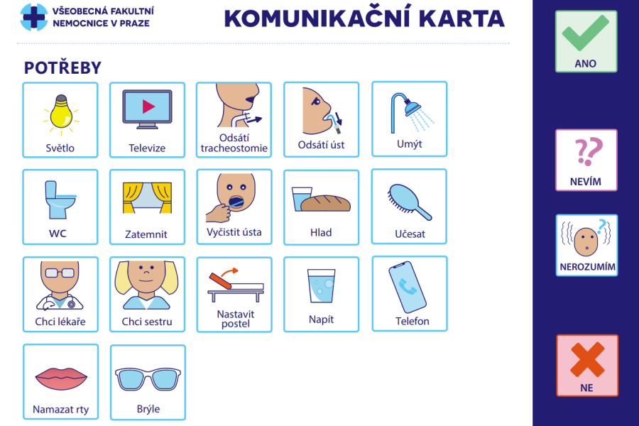 Nové komunikační karty ve VFN jsou již k dispozici!