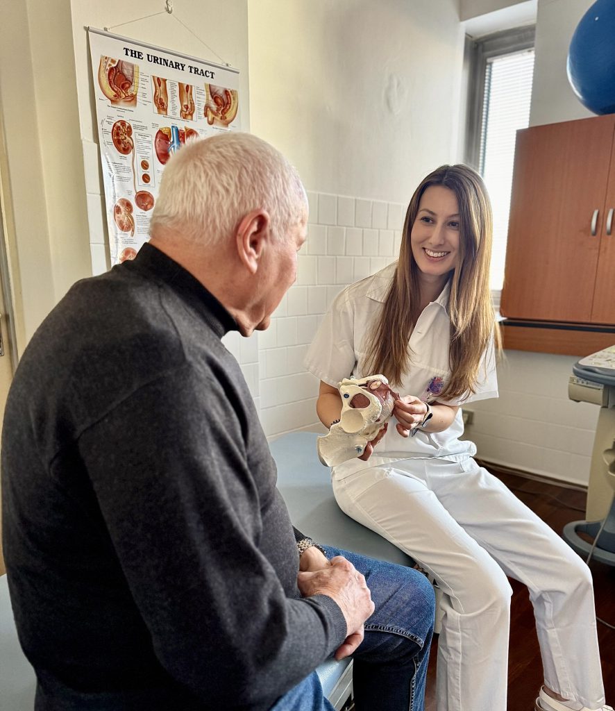 Pacienti před a po radikální prostatektomii potřebují péči fyzioterapeuta